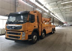 Quality 8X4 Chassis 2 Passengers Road Wrecker Truck Diesel Fuel Traction Weight 100 Ton wholesale