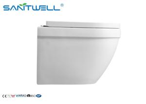 Quality Anti Leakage Wall Flush Toilet / Wall Hanging Toilet With Water Saving Water Tank wholesale
