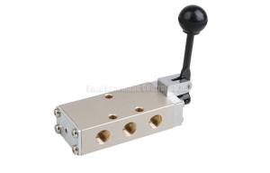 Quality Hand Lever Pneumatic Directional Control Valve Five Way PT1/4&quot; wholesale