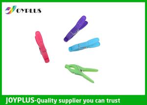 Quality Colorful Plastic Clothes Pegs Clips For Hanging Clothes OEM / ODM Acceptable wholesale