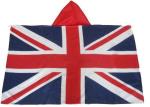 Australia Usa Flag Cape Wearable Kintted Polyester Nylon High Fastness