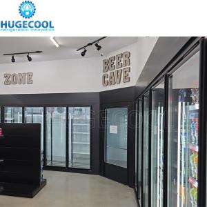 Quality Online Service Glass Door Walk In Cooler For Vegetable Fruit Refrigerator Freezer Combo wholesale