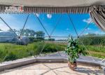 Outdoor Transparent 100 Km/H Geodesic Dome Tents With PVC Cover