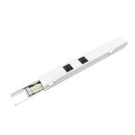 60W Industrial Linear Lighting System Dimming 1418cm Length 160lm/W