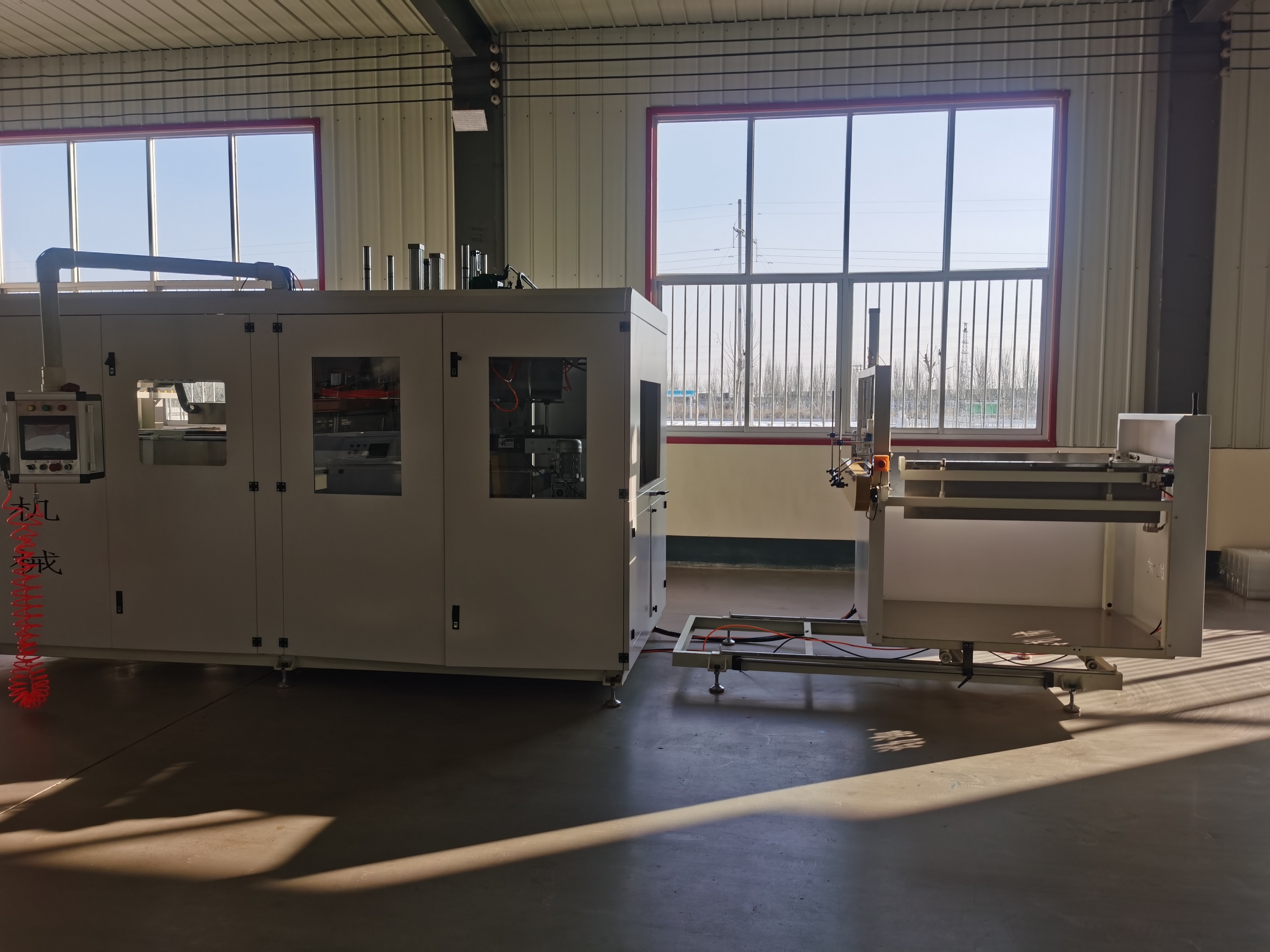 Fully Automatic Lunchbox Blister Forming Machine Multi Station CE