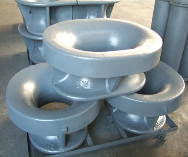 DIN 81915 Marine Mooring Equipment Black Painted Type C For Deck Mounted
