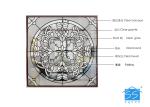 French Style Window Pane Glass , Galvanized Decorative Glass Panels
