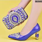 Supoo Italian ladies shoes matching bags african high heel shoes for wedding