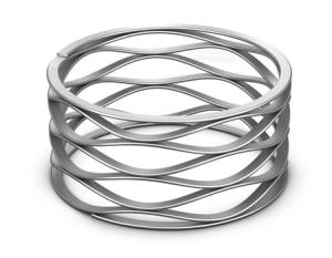 Quality Carbon Steel Metric Multi Turn Wave SpringWith Gold Plating / Powder Coated wholesale