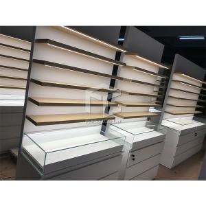 Quality MDF Eyeglasses Optical Shop Display Cabinets ODM Marble Top Powder Coated wholesale