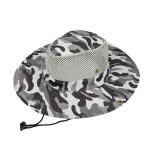 Outdoor Camo Camouflage Fisherman Bucket Hat With Custom Logo Hunting Hiking