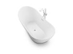 Sanitary Acrylic Free Standing Bathtub SP1870 Stand Alone Fade Resistant