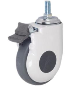 Quality beauty equipment TPR medical caster 75mm wholesale