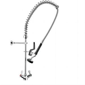 Quality Chrome Restaurant Kitchen Faucets / Pull Down Sprayer Commercial ACS wholesale