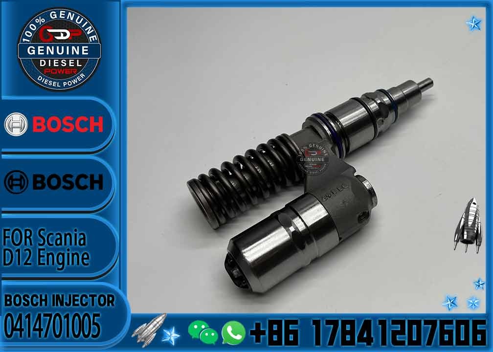 Common Rail Injector 0414701005 for SCANIA DSC12 Diesel Engine 4 Series 10.6/12 for fuel truck