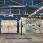 OEM Powder Coating Booths Electrostatic Powder Coating Line