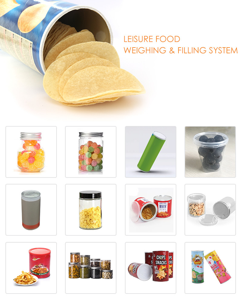 Chips Vacuum Nitrogen Metal Jar Grain Food Tin Can Sealer Popcorn Plastic Jar Tin Seal Machine