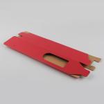 Logo Printed Foldable Paper Cardboard Wine Glass Display Gift Box With Windows
