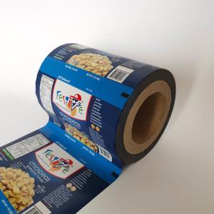 Quality 180mm 90 Micron 3.5 Mil Printed Packaging Film Roll wholesale