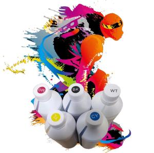 Quality 1000ML DTF Printer White Ink Heat Transfer Pigment Ink For Epson I3200 XP600 8550 8500 wholesale