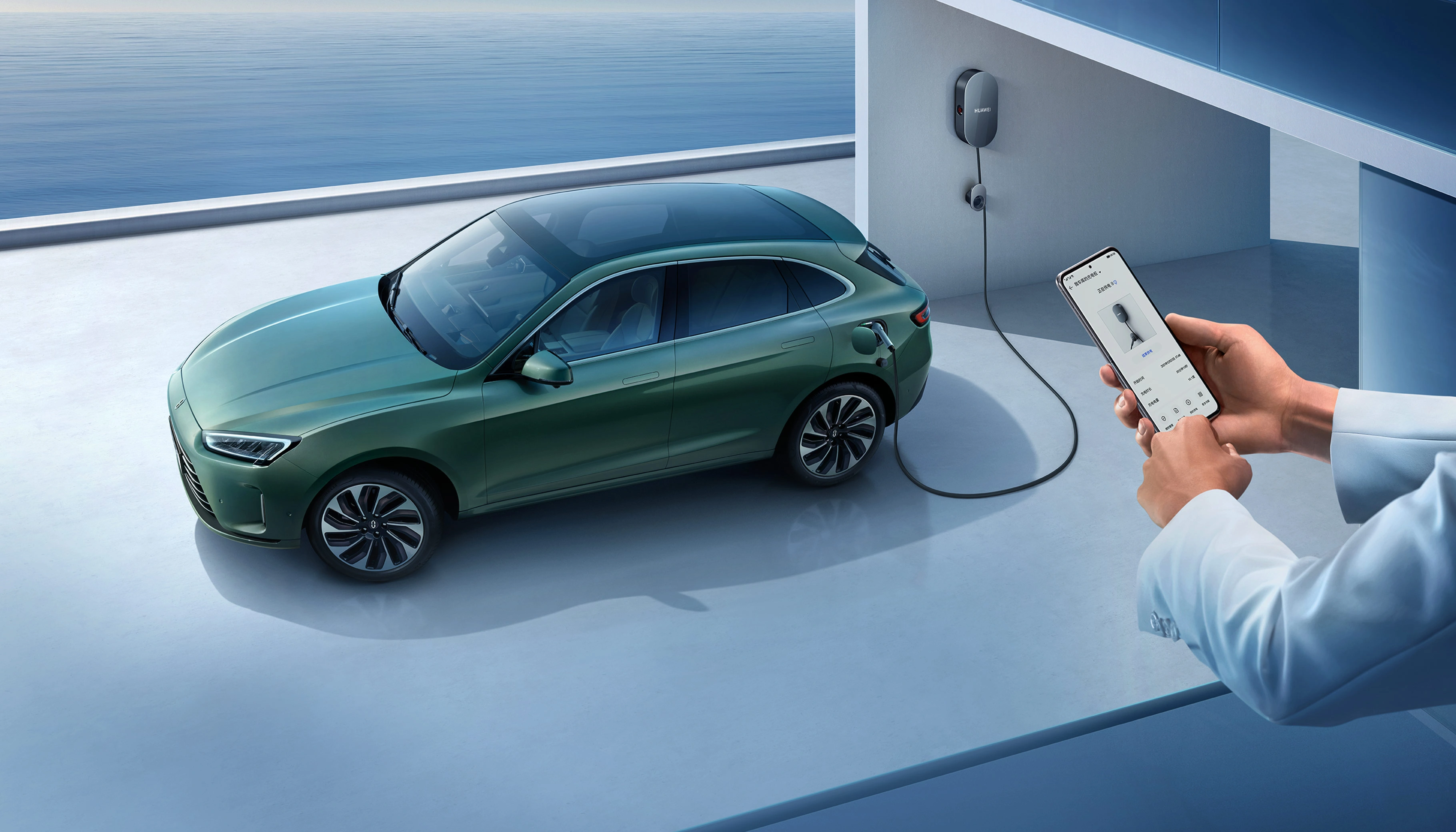 Good Energy City Electric Car Huawei Aito M5 4WD Suv Automotive Plug In Hybrid Fuel Electro Car with 0.75h Fast Charging