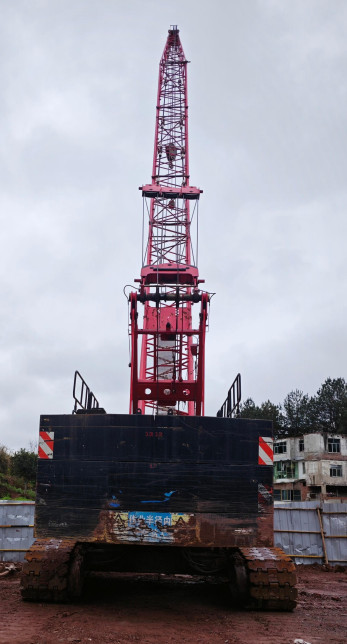 Extremely Efficient SCC550A 50 Ton Mobile Hydraulic Crawler Crane Heavy Lifting Equipment