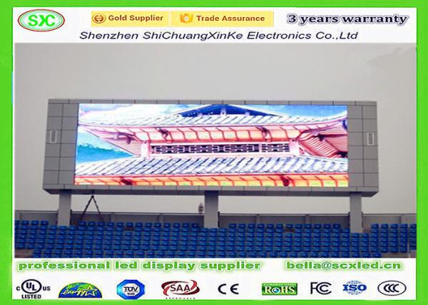 high definition 10mm smd full color outdoor large stadium perimeter led display
