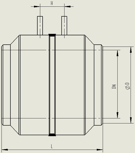 Stainless Steel Pipe High Pressure Air Flow Meter , Integration Orifice Flowmeter