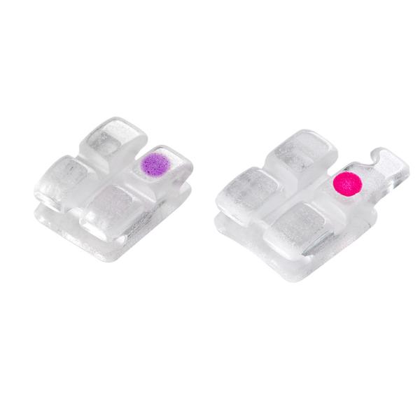 Dental Area Ortho Clear Bracket Brace with MFDS Standard and Durable Sapphire