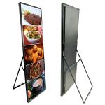 Commercial Ultra Thin Poster LED Display Floor Stand For Digital Advertising