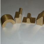 C36000 Brushed Brass Hardware Wear Resistant Copper Alloy Profiles