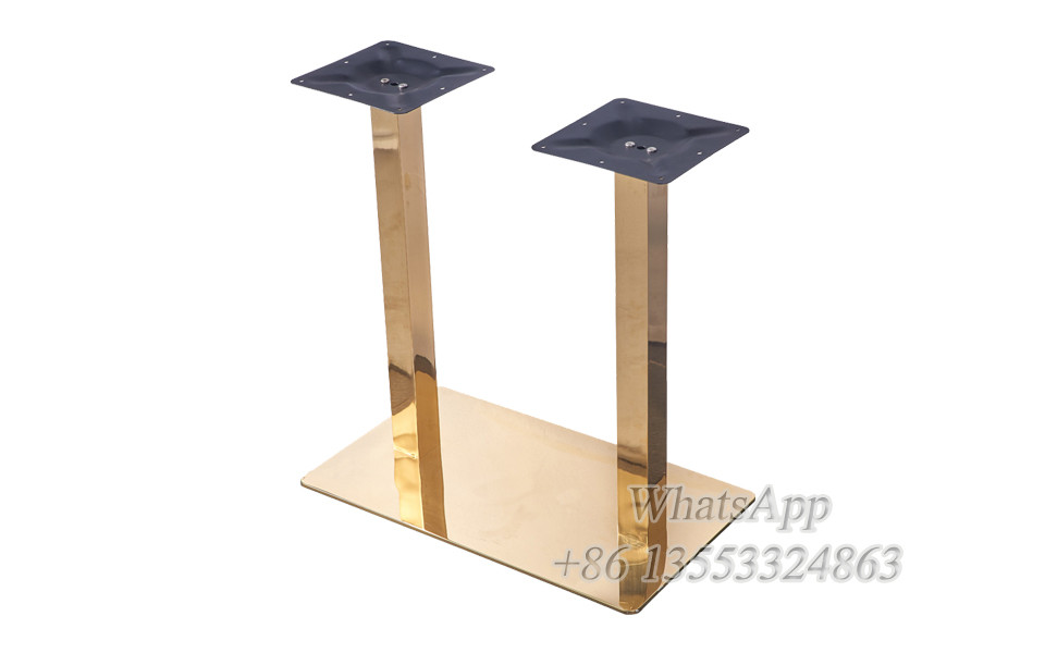 Gold Color Restaurant Table Base Dining Room For Sale From China (YT-A142)