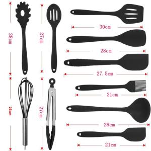 Quality Stainless Steel Silicone Kitchen Utensils Resist Stains And Odor Easy To Cleaning wholesale