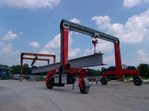 Quality RTG Rubber Tired Single Beam Gantry Cranes Customized wholesale