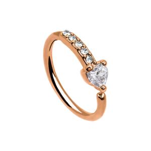 Quality Rose Gold Nose Piercing Jewellery Stainless Steel 316 18G 8mm G23 Titanium wholesale