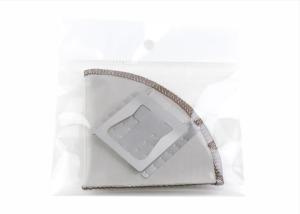 Quality 304 Stainless Steel Drip Coffee Filter Bags , Cold Brew Coffee Bags With Hanging Ear wholesale