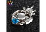 43G Crown Engraved Urn Necklace Charms For Loved Animals