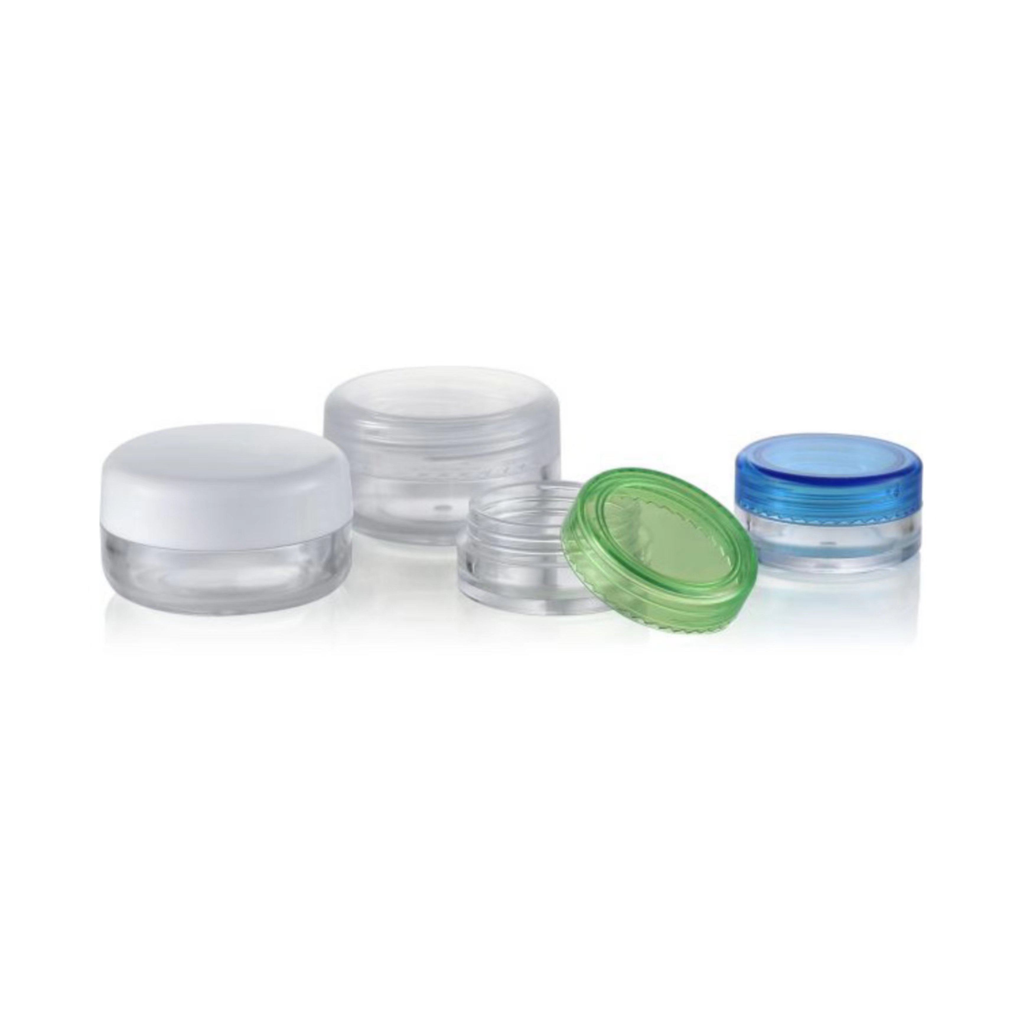 Industrial Cosmetic Portable Clear Plastic Box Customized Color Cream Jar 5ml 10ml