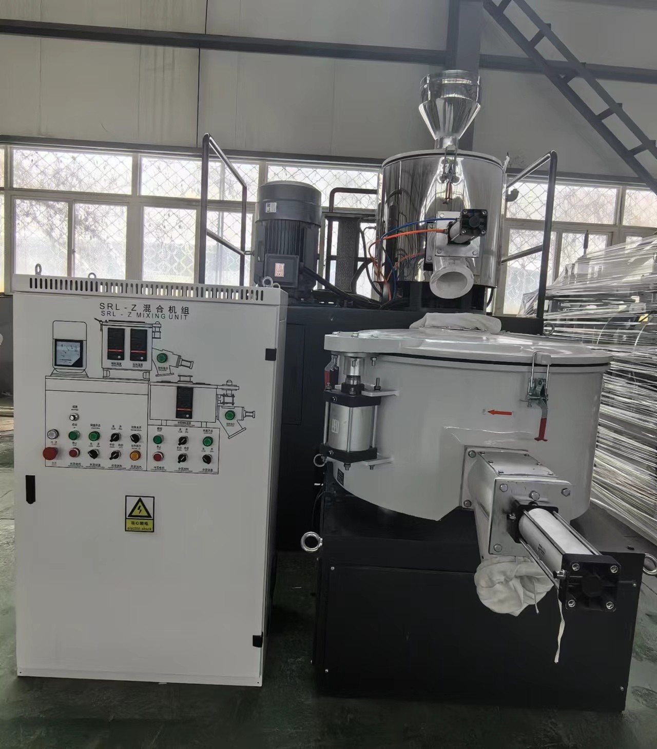 High quality big size Vertical PVC machine mixer SRL 500/1000 for PVC pipe, PVC profile sheet / WPC SPC Deck floor panel