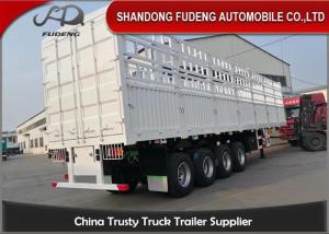 Quality Steel Mechanical Suspension 60T 4 Axle Fence Trailer wholesale