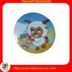Magnetic metal / plastic / tinplate promotional Customized Button Flashing