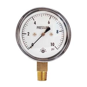 Quality 4'' 100mm Water Manometer Capsule Pressure Gauge 10 Psi 1/8&quot; BSP wholesale