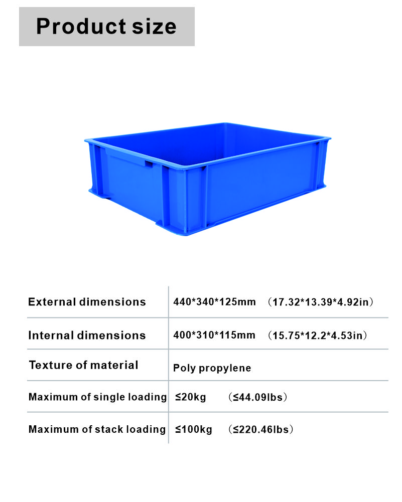 30L Collapsible Storage Box Crate Made of Plastic with ISO9001 Certified EPP Granules