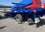 SINOTERCEL 3 Axles Semi Trailer 30t Flatbed Trailer Semi Truck