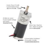 Reversible 42GA Reducer Gearmotor 12v 1000rpm High Torque Dc Gear Reduction