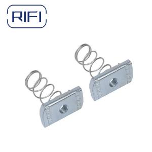 Quality Spring Loaded Design Metal Hardware Fasteners Welding Square Spring Nut wholesale