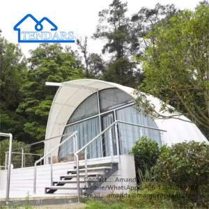 Quality Outdoor Waterproof Luxury Shell Shape Hotel Tent Glamping Beach Resort Tents wholesale
