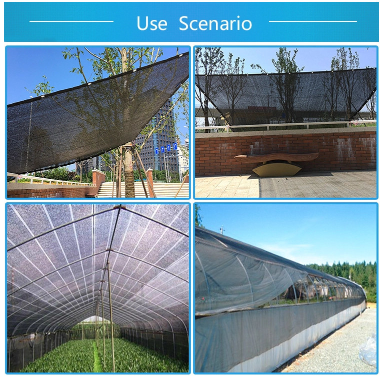 100% Original Shade Netting Fabric HDPE Sunshade Net for Greenhouse, Agricultural Green House Sunshade Mesh