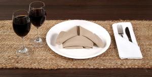 Quality Rectangle Ramie 2.5mm Natural Woven Table Fabric Placemats wholesale