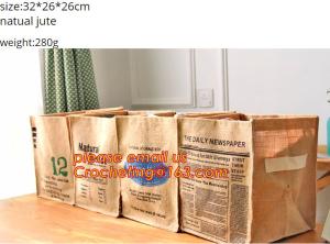 Quality Jute Dirty clothes basket Foldable Dirty Clothes Washing Laundry Basket, Picnic Basket, Clothes Jute Basket, Food Storag wholesale